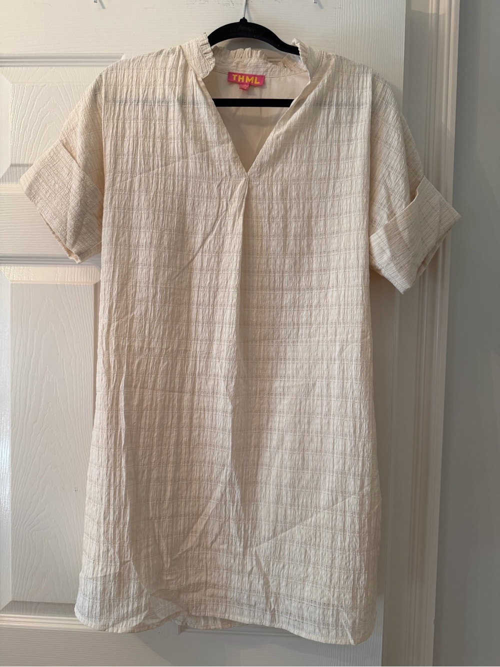 THML Cream Mini Dress